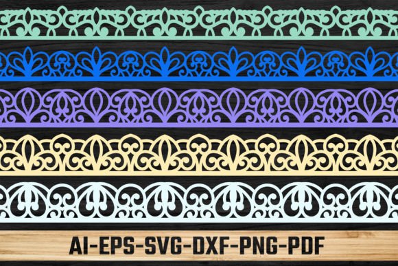Discover Elegant Laser Lace Border Die Cuts Bundle SVG 31